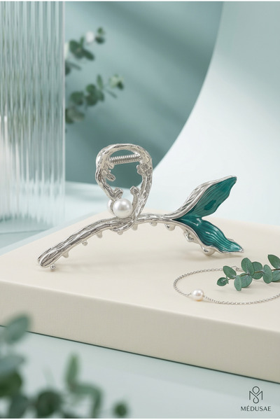 Cinderella Accessories Zarif İncili Deniz Kızı Balık Kuyruğu Model Büyük Meta...