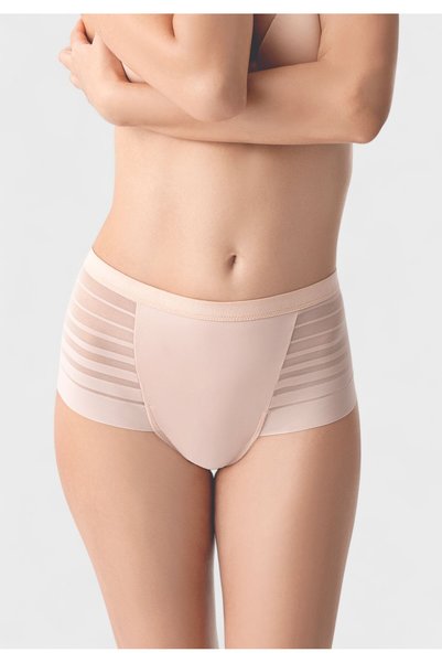 NEWBRA LINGERIE Brazil γυναικείο ψηλόμεσο Laser Cut New Bra Lingerie Μπεζ