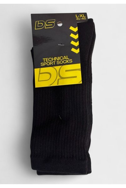 dimi socks Unisex Τεχνικές Αθλητικές Κάλτσες DS 3 Ζεύγη Μαύρες - Μαύρο