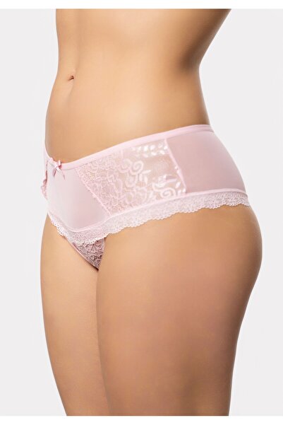 Cottonhill Hipster με δαντέλα Pink Lilly - Ροζ