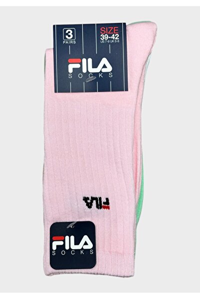 FILA Γυναικείες Κάλτσες 3Pack Bubble White/Pink/Mint - Πολύχρωμο