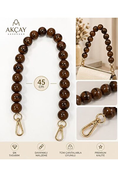 Akçay Aksesuar حقيبة أكريليك سابي مستديرة 45 سم