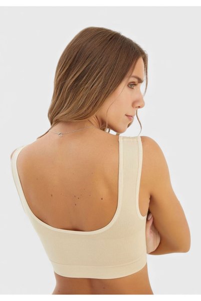 Norddiva Μπουστάκι Γυναικείο Minimizer Seamless Μπεζ