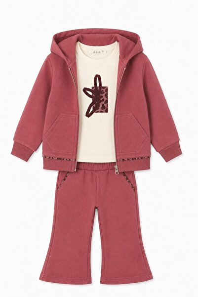 HAUSEkids 1-4 Years Old Clara Moon Girl's 3-Piece Set-Rose