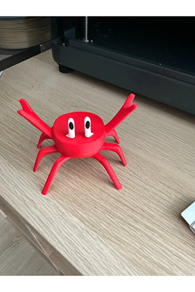 Yengeç Tasarımlı Kaşıklık - Tezgah Üstü Dekoratif Kaşık Altlığı & Tutucu