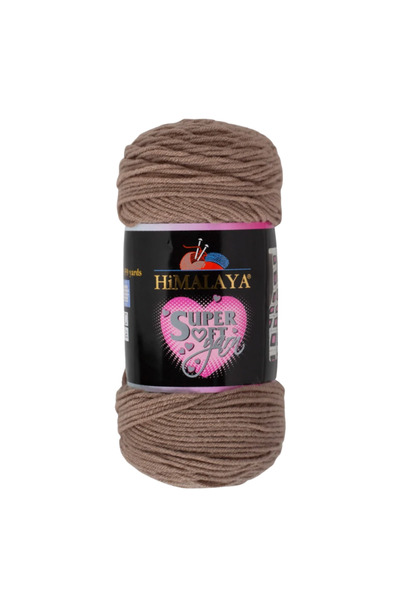 Himalaya Super Soft 100% Acrylic Soft Hand Knitting Yarn 200 Gr 328 m - 1 Pie...