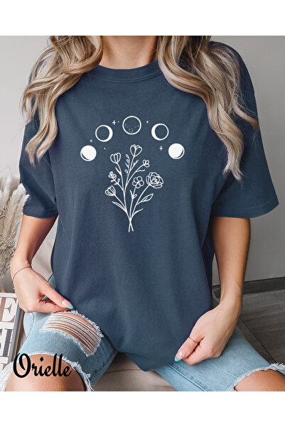 Orielle Tricou Relaxed Fit Wildflower Moon