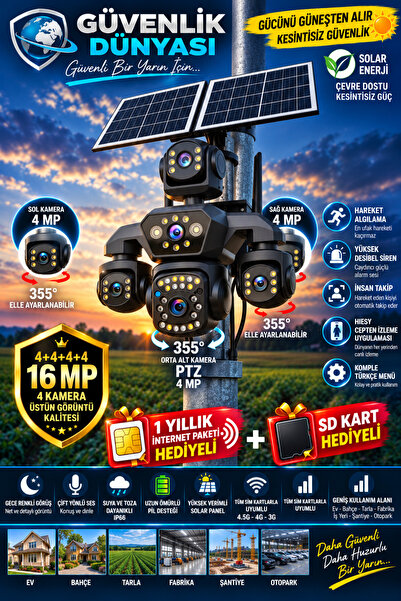 Genel Markalar 4g solar kamera