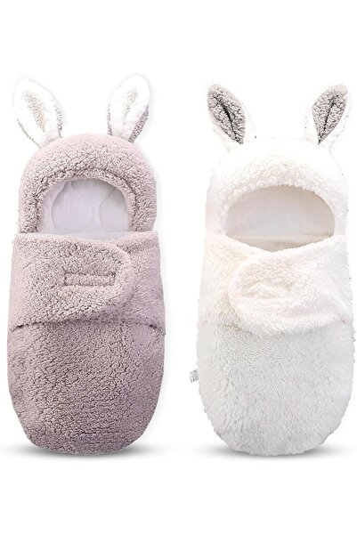 SYOSI Baby Swaddle Blanket 2Pcs, Ultra Soft Plush Essential for Infants 0-6 M...