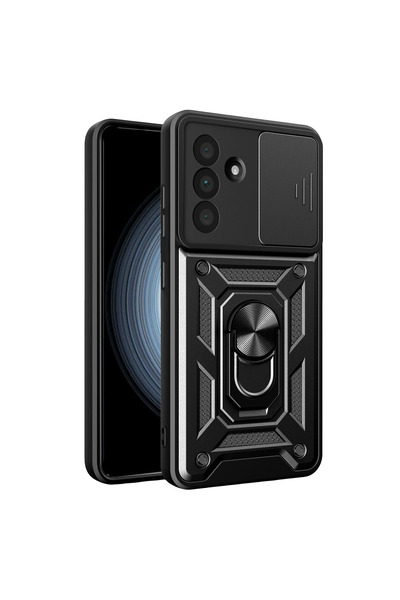 Generic Brand Samsung Galaxy A27 5g Pars Lens Ring Silicone Case - Black