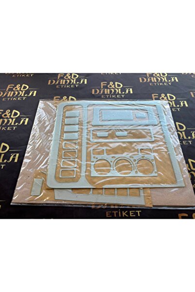 FD Damla Etiket Toyota Land Cruiser 1996-1998 Front Chest Mahogany Veneer Col...