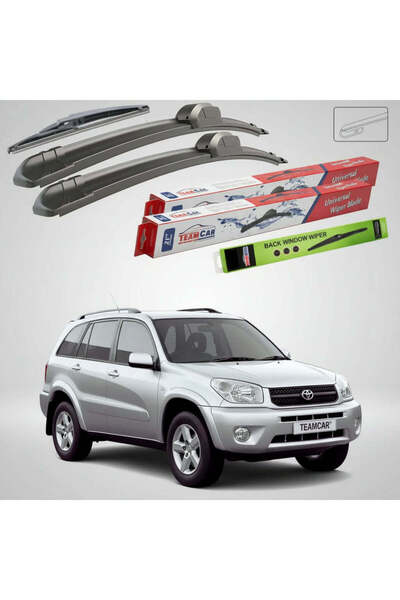 TEAMCAR Windshield Wipers Toyota RAV4 A2 XA20 2000-2006 | Front and Rear Set ...