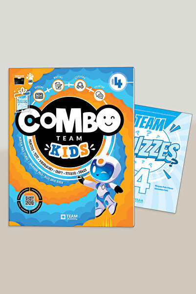 TEAM ELT PUBLISHING 2026 Güncel Baskı Combo Kids 4+Quizzes Hediyeli