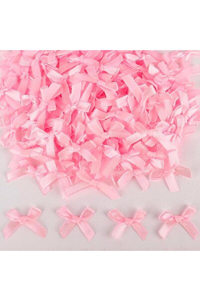 GENERAL 50PCS Mini Pink Bows for Crafts Easter Gift Wrapping, Tiny Light Pink...