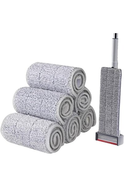 ANYUAN 6PCS Microfiber Mop Pads, Mop Replacement Pads, High-Density Microfibe...