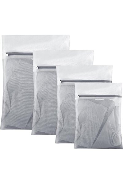 SYOSI Mesh Laundry Bags 4 Pcs Washing Bags for Laundry Reusable Washing Machi...