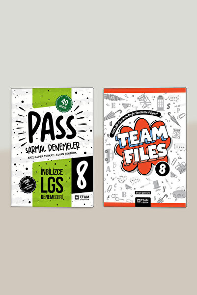 TEAM ELT PUBLISHING 2026 Güncel Baskı Pass 8 Sarmal Denemeler+ Team Files 8(K...