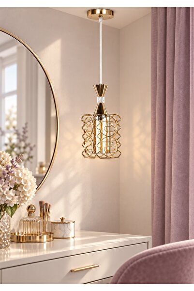 Generic Brand Modern Gold Color E27 Socket Hanging Ceiling Pendant Lighting
