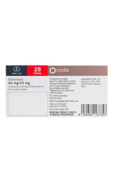 Cinfa OLMEDINE 40MG/10MG TAB 28S