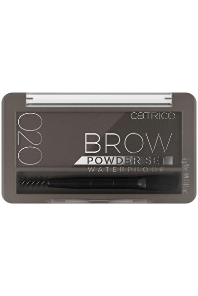 Catrice Cosmetics مجموعة بودرة الحواجب كاتريس مقاومة للماء 020، بني رمادي مقا...
