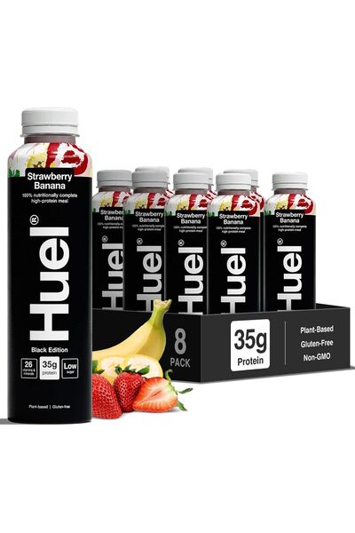 HUEL Black Edition Ready-to-Drink | 35g Plant-Based Protein | Complete Nutrit...