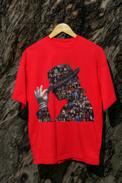 MG M. Jockson Printed Crewneck Cotton Oversize Fit Unisex Short Sleeve Tshirt