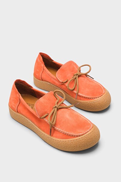 Capone Outfitters Gabi Genuine Nubuck Leather Comfort Women's Loafer Shoes