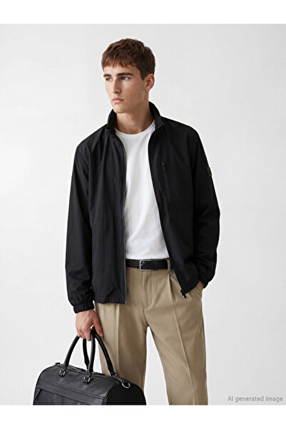 LC Waikiki I Standart Fit Hooded Men's Raincoat from Freezen Store