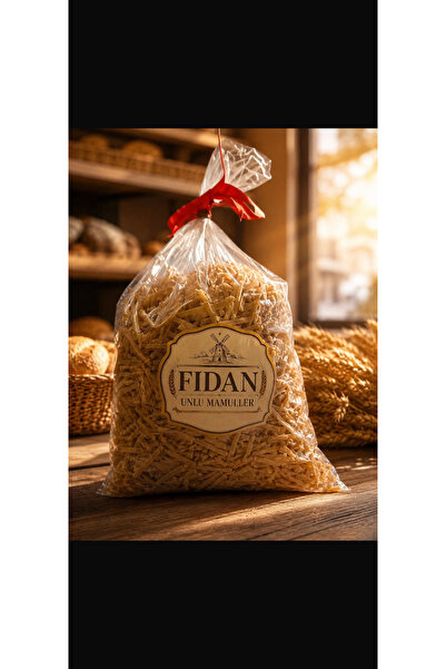 Fidan YUMURTALI EL YAPIMI ERİŞTE İNCE KIYIM ( 1 KG ) KATKISIZ