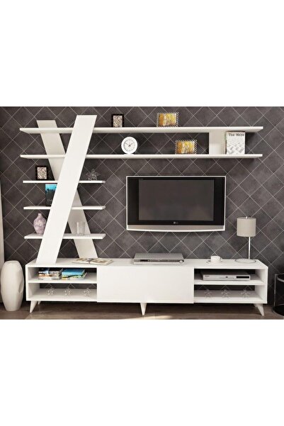 SAHABA Isik Tv Table, 180 CmTurkish Home TV Stand, Media Storage Table, Livin...