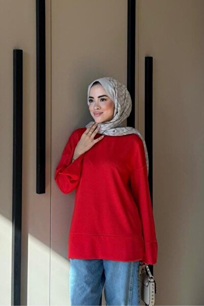 Lafela Düşük Omuzlu Geniş Kol Detaylı Tunik