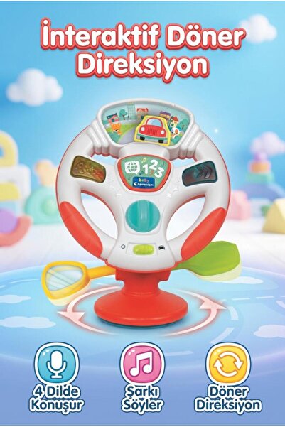 Tıfıl Toys Clemento-ni İnteraktif 20 cm Sesli Müzikli 4 Dilde Konuşan Eğlence...