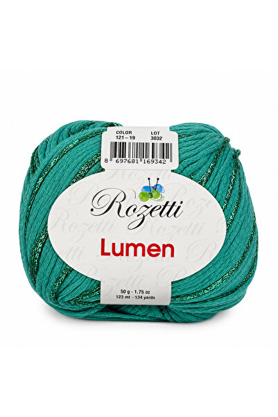 rozetti Lumen 79% Cotton 21% Viscose Rayon Soft Hand Knitting Yarn 50 Gr 123 ...