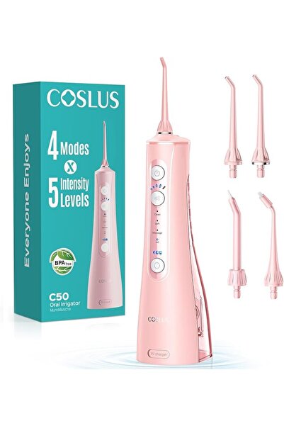 COSLUS C50 Water Flosser Portable for Teeth and Orthodontic Care Periodontal ...