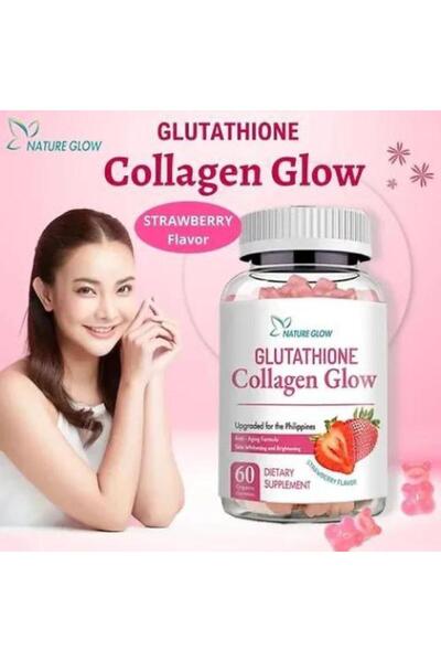 NATUREGLOW Collagen and Glutathione dietary supplement and antioxidant helps ...
