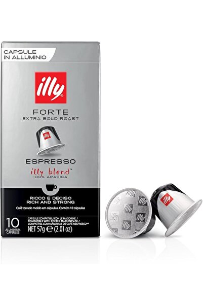 illy كبسولات قهوة بمزيج اسبريسو فورتي اكسترا بولد روست من ايلي، عبوة واحدة بو...