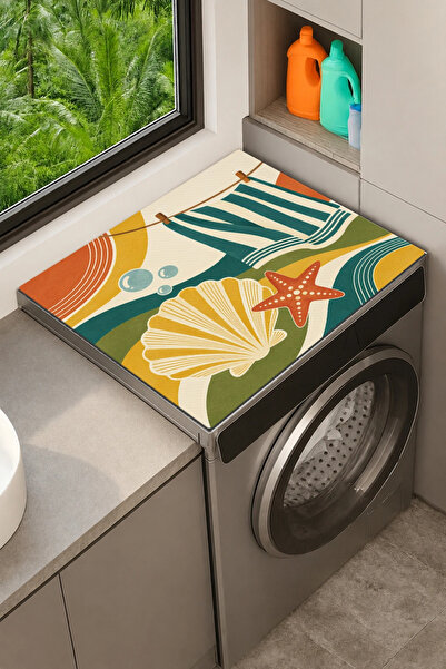 Valerine Life Clothes Dryer Top Organizer Mat Liquid-Proof Cover Beach Souvenir