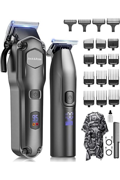 Jack & Rose Cordless Hair Clipper Trimmer Kit for Men RFC-676