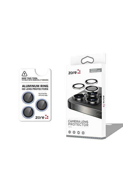 zore iPhone 18 Pro Max Camera Lens Protector Sapphire Non-Distorting Image Qu...