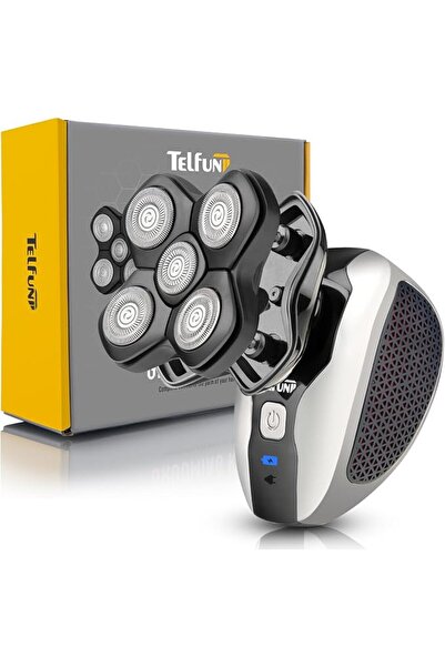Telfun Upgrade Magnetic Head Shavers for Bald Men, Cordless & Comfort 5-in-1 ...