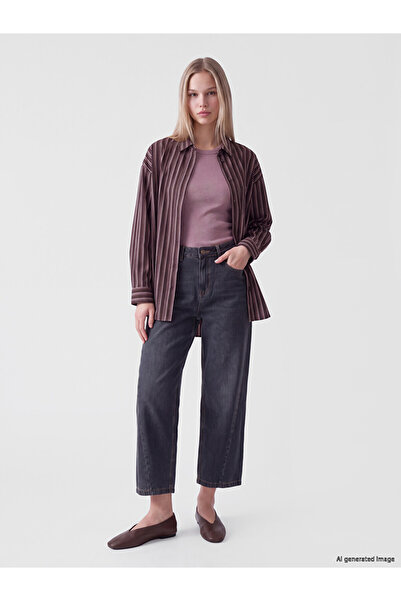 LC Waikiki Rmz Gi̇yi̇m Farkiyla Loose Fit Women's Jean Pants
