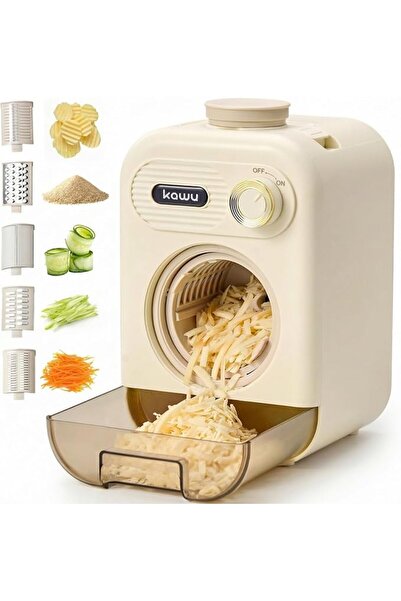 kawu Electric Vegetable Slicer, Multi-Function Food Processor, Automatic Vege...