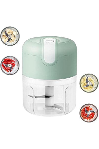 GENERAL 250ML Electric Mini Garlic Chopper - Rechargeable with 3 Reinforced B...