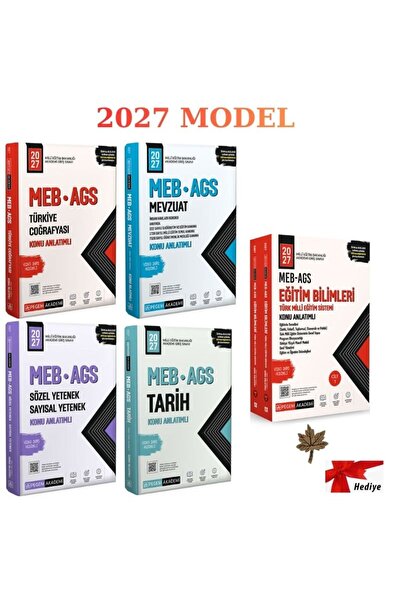 Pegem Akademi Yayıncılık Pegem 2027 MEB AGS Konu Anlatım Seti