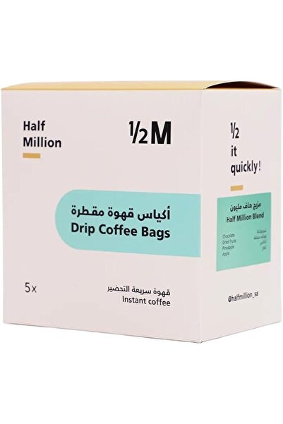 half million Filter Drip Coffee Blend 5 Sachets, 75g
