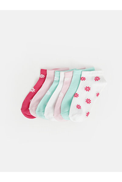 LC Waikiki جوارب LCW Kids ذات الأزهار البيضاء للفتيات من NEVAVM
