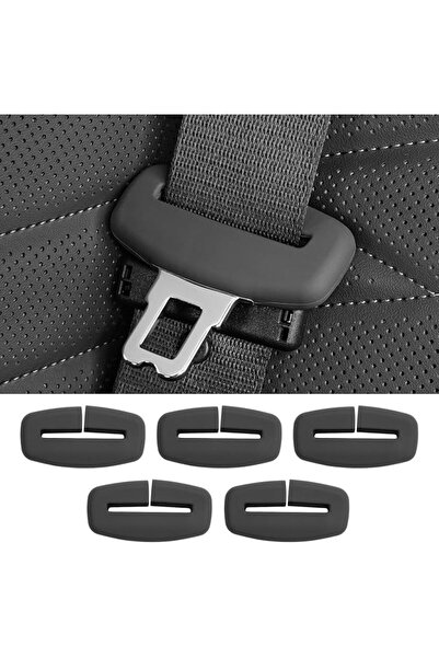 GENERAL 5pcs Car Seat Belt Buckler Cover, Silicon Anti-Scratch Seatbelt Buckl...