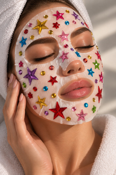 Okko Store Yapışkanlı Taş Stiker Saç, Maske, Yüz, Tırnak Ve Diğer Süslemeler İçin Işıltı Taş