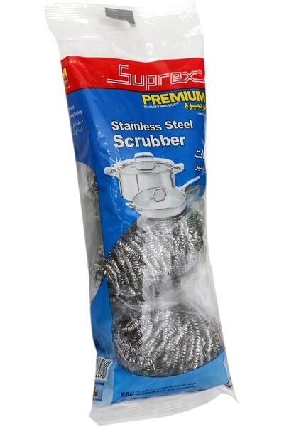 SUPREXX Suprex Premium Silk Stainless Steel Scrubber – Heavy Duty Steel Wool ...