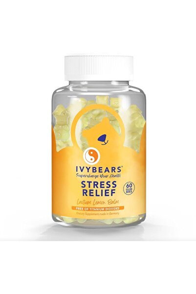 IvyBears Stress Relief lactium, L-Theanin, and lemon balm